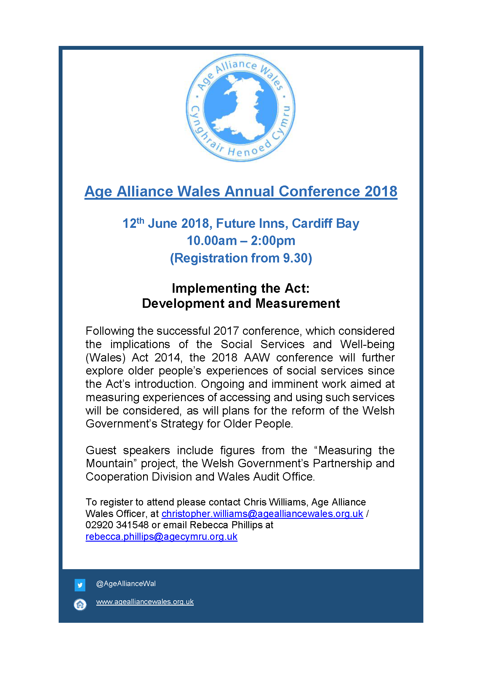 2018 Annual Conference Flyer