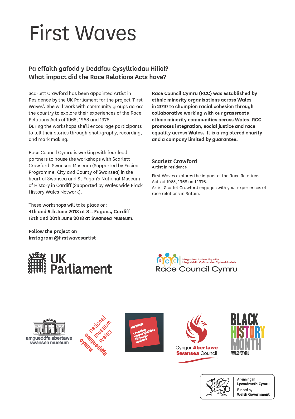 3341 Curators Race Relations Artist in Residency Workshop info sheet A4