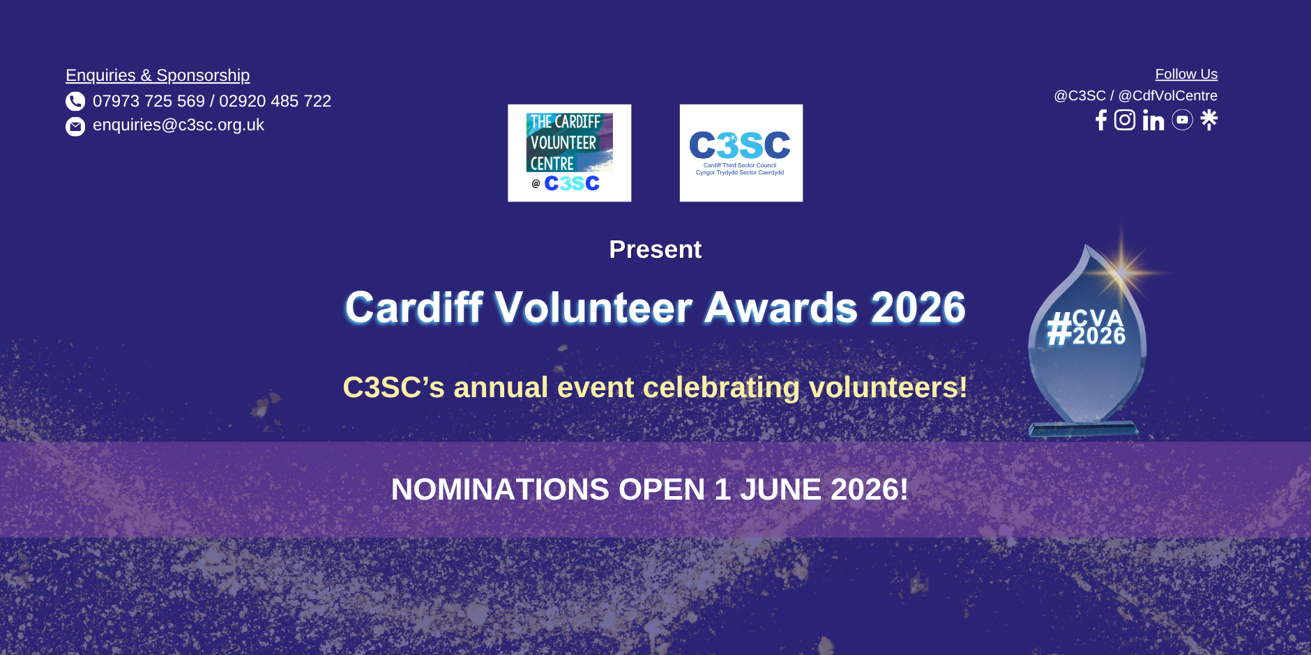 Cardiff Volunteer Awards 2026 Information Session