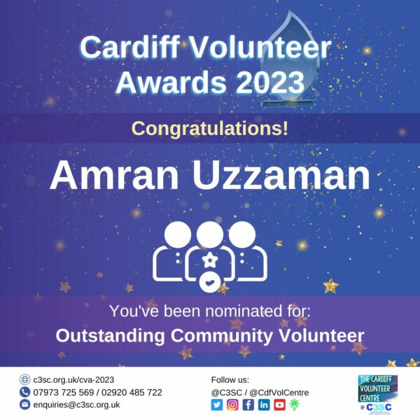 Amran Uzzaman nomination card CVA 2023