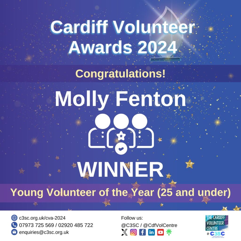 CVA 2024 Young Volunteer of the Year Winners Card