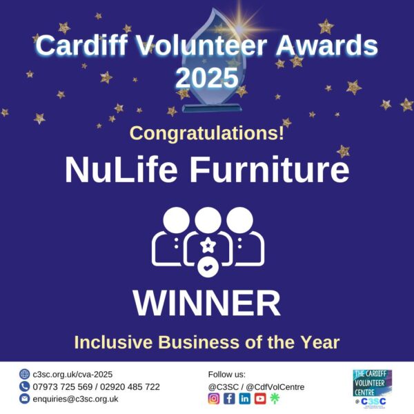 CVA 2025 Inclusive Business of the Year Winner NuLife Furniture