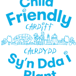 Child Friendly Cardiff logo bilingual