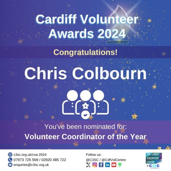 Chris Colbourn Volunteer Coordinator of the Year Nomination Card Template