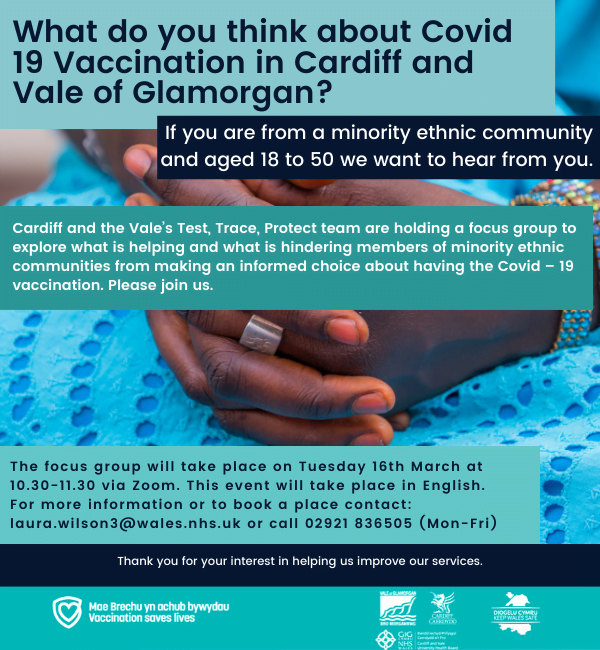 Focus group flyer March 2 3