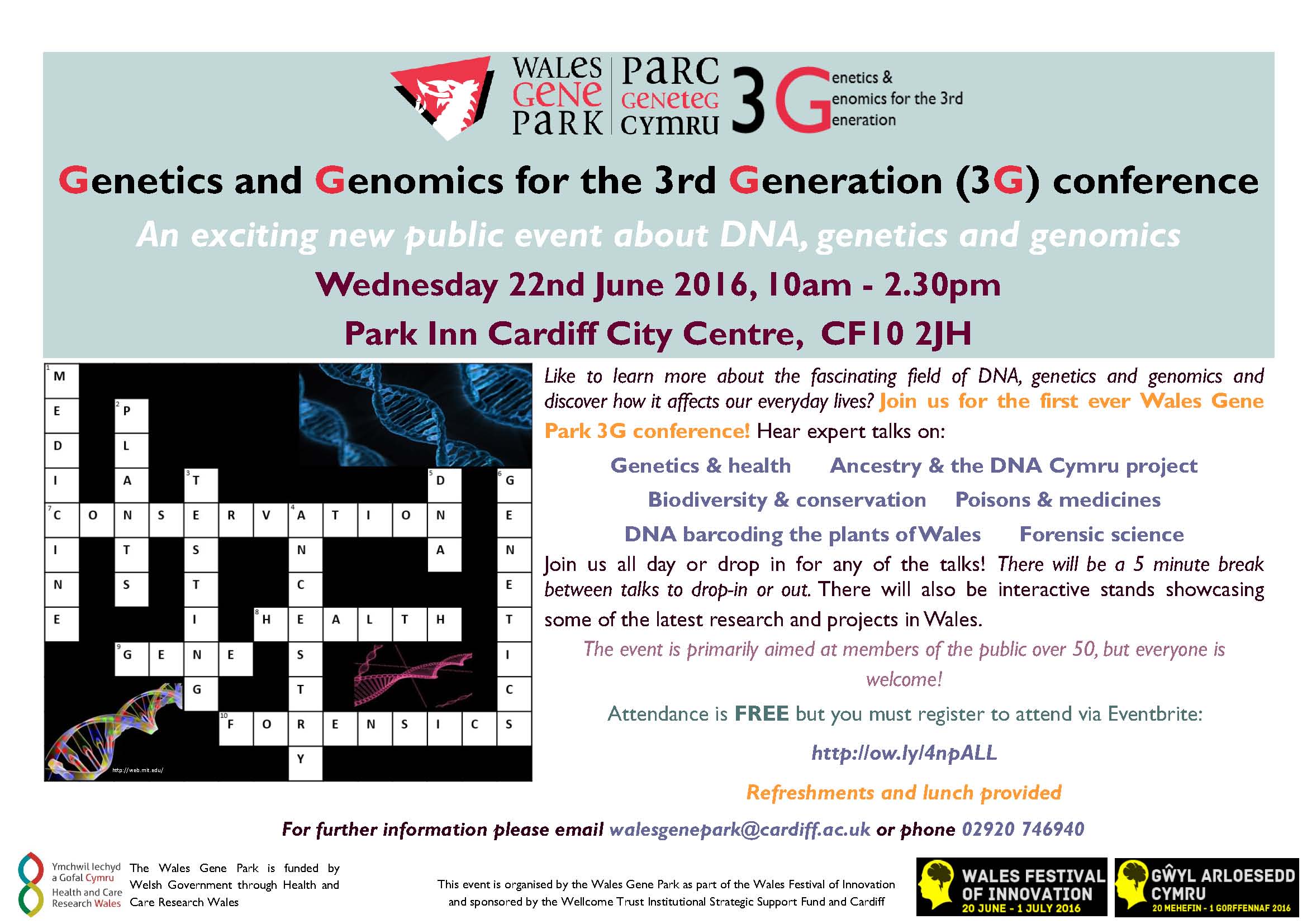 Genetics and Genomics for the 3rd Generation (3G) Conference