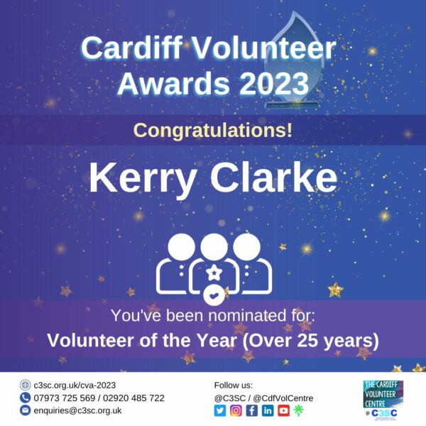 Kerry Clarke nomination card CVA 2023