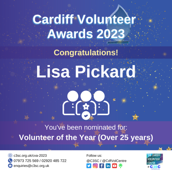 Lisa Pickard nomination card CVA 2023