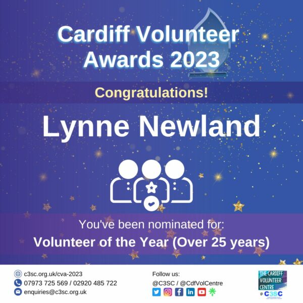 Lynne Newland nomination card CVA 2023