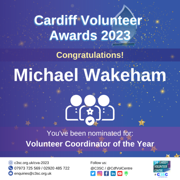 Michael Wakeham nomination card CVA 2023