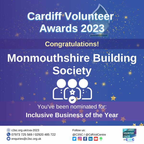 Monmouthshire Building Society nomination card CVA 2023