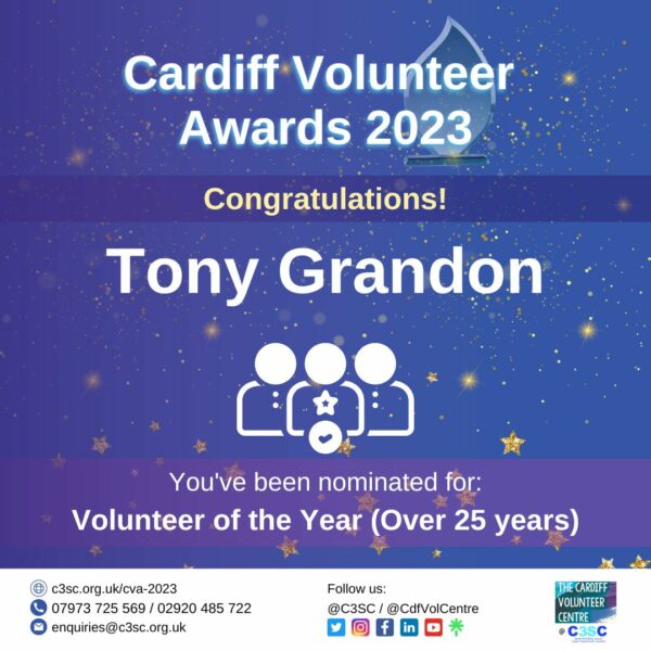 Tony Grandon nomination card CVA 2023