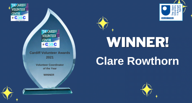 Volunteer Coordinator of the Year Clare Rowthorn