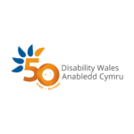 Disability Wales 50th Anniversary Logo