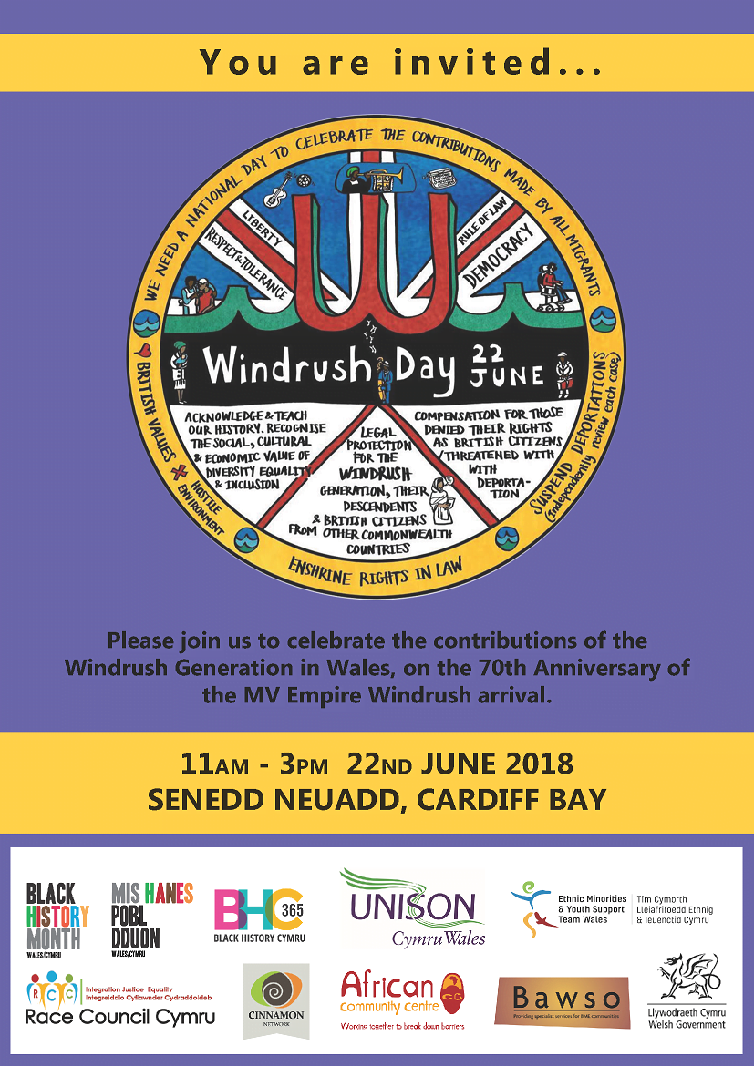 Windrush Day 2018 Invitation Cardiff updated 29 05 18 Page 1
