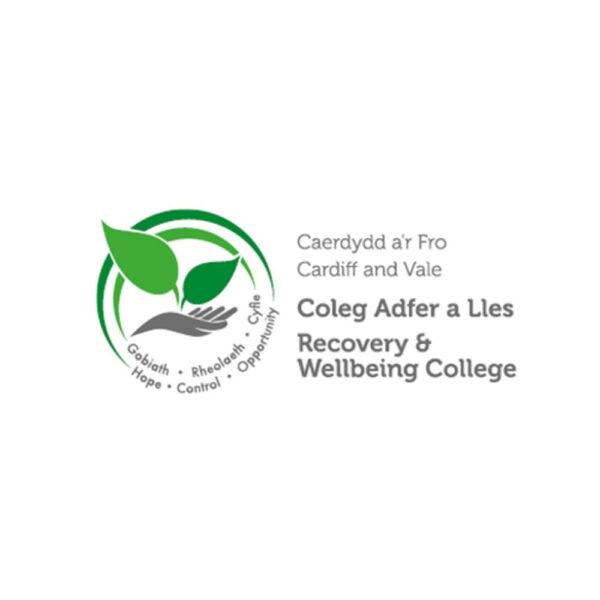 cardiff and vale recovery and wellbeing college logo