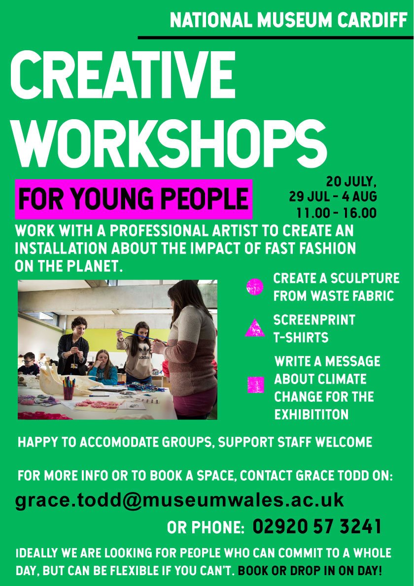 creative workshops poster
