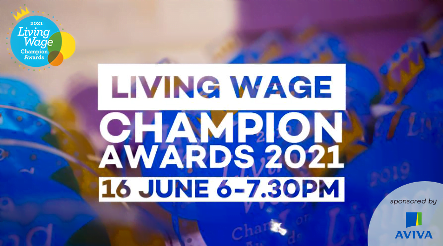 The 21 Living Wage Champion Awards 16th June 6 7 30pm C3sc Cardiff Third Sector Council