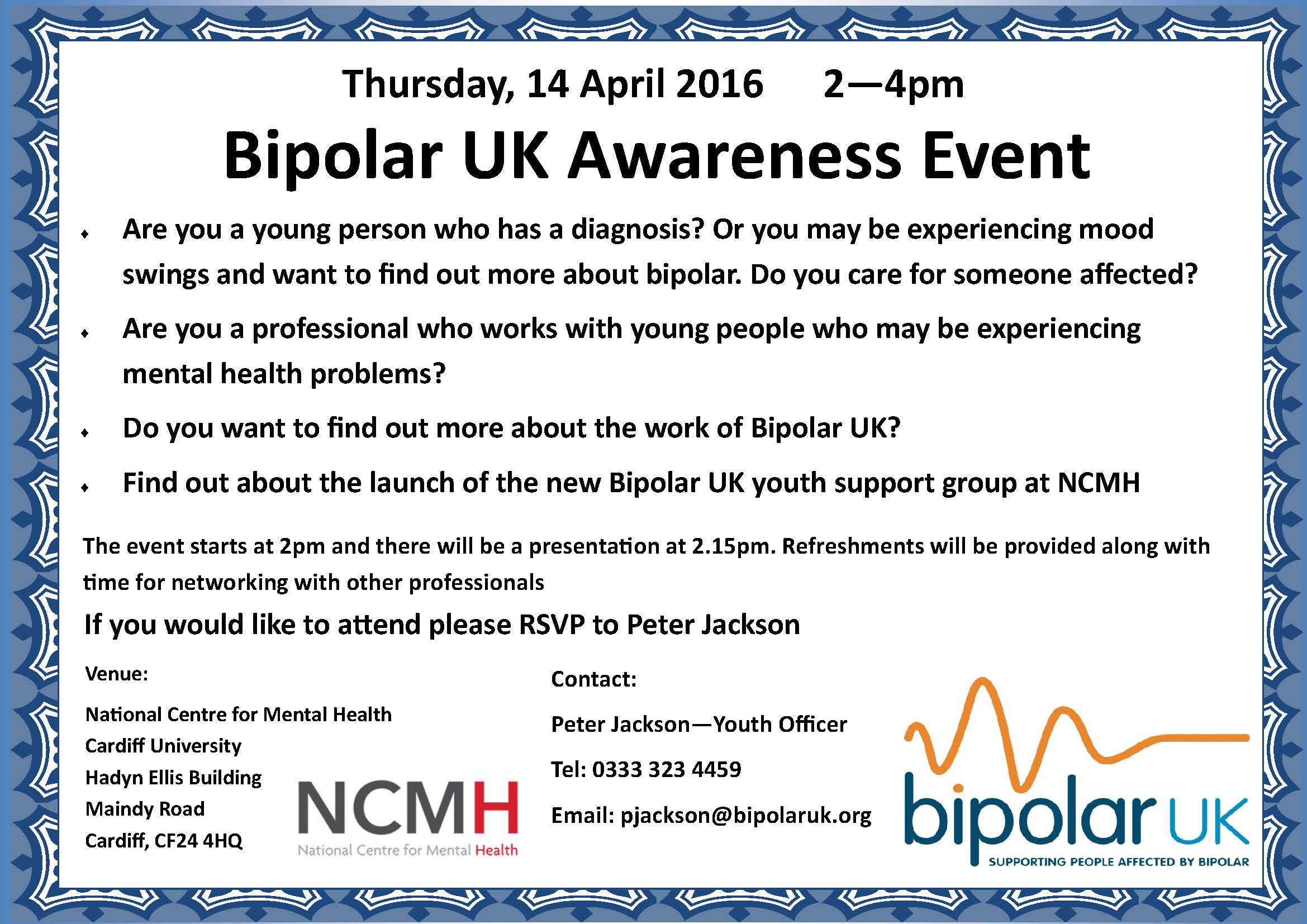 Bipolar UK Awareness Event