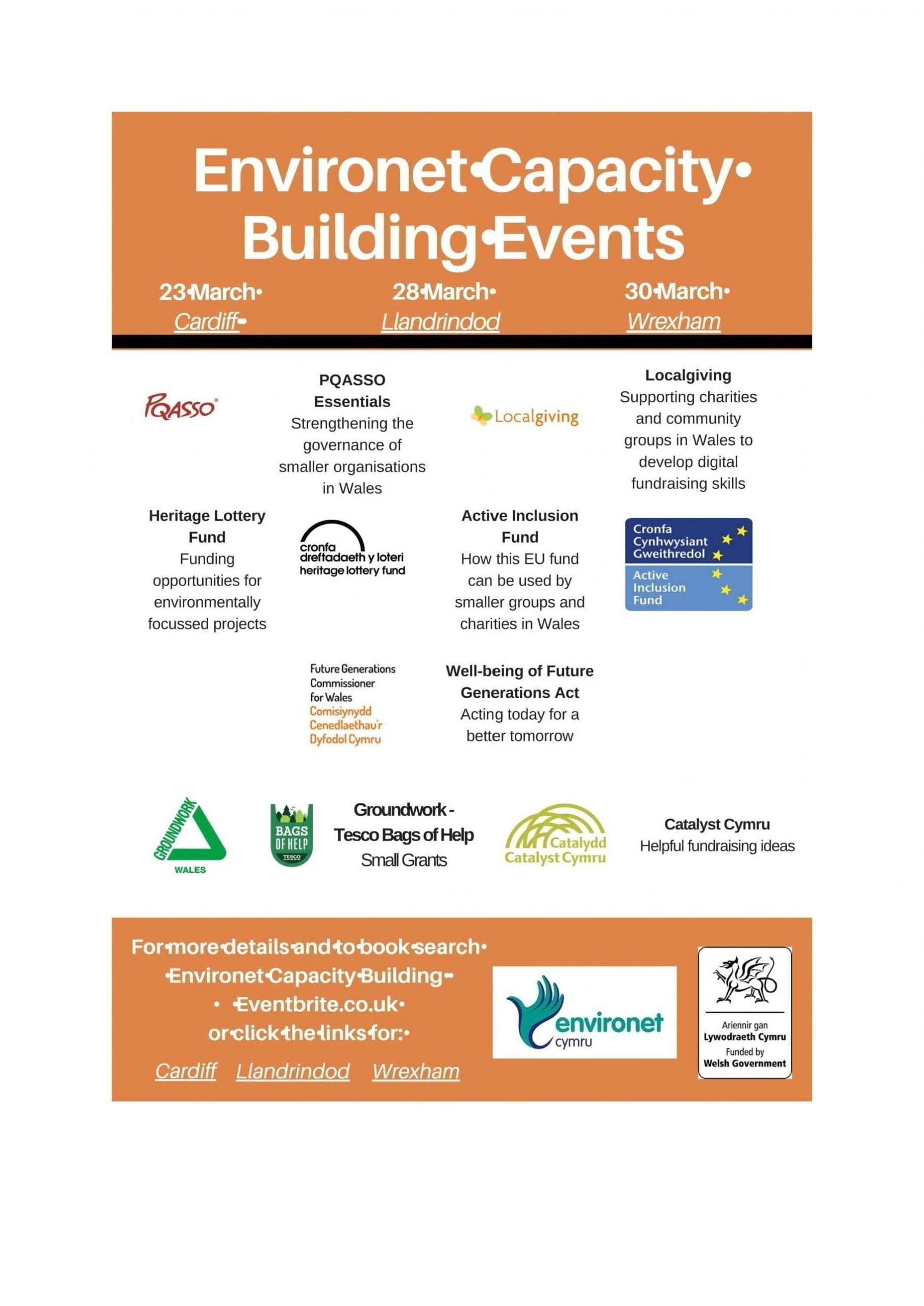 Environet Capacity Building Events March 2017 poster