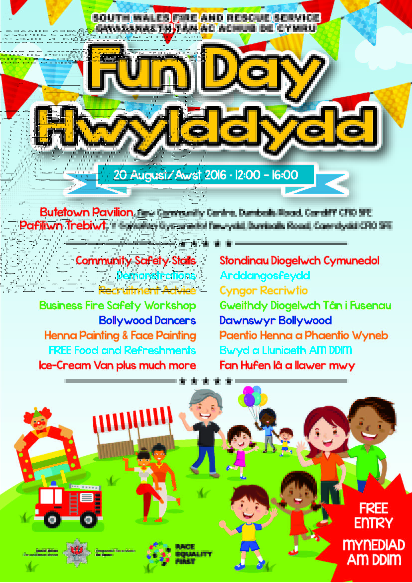 Family Fun Day poster 20 August 2016