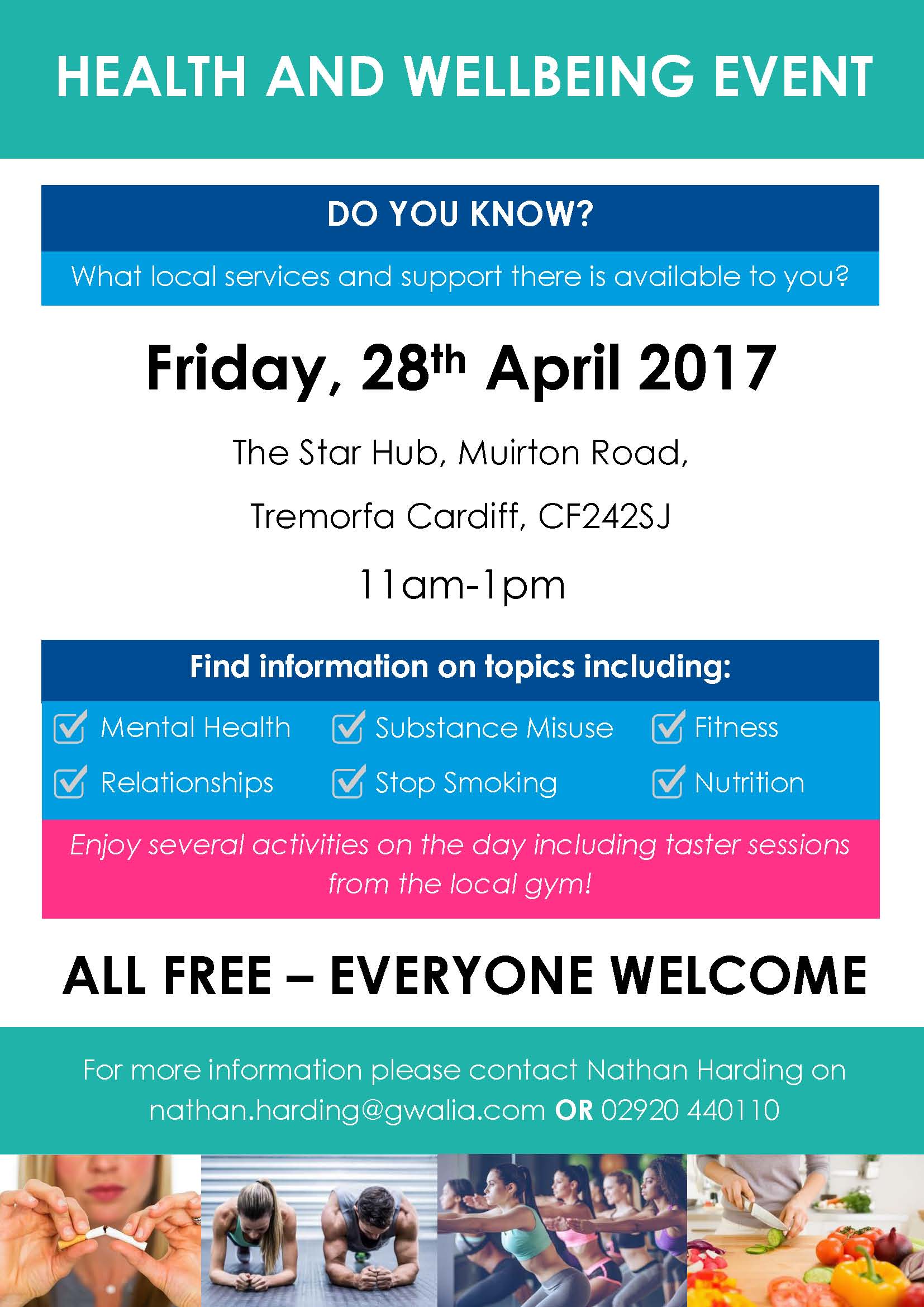 Gwalia Event Poster 28 April 2017