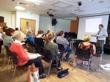 Attendees at the Long Term Conditions Alliance meeting in September 2015