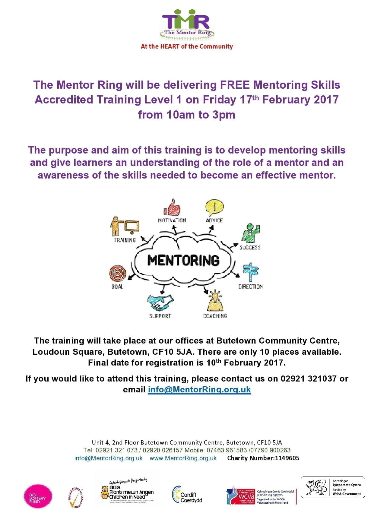 Mentoring Skills Training flyer