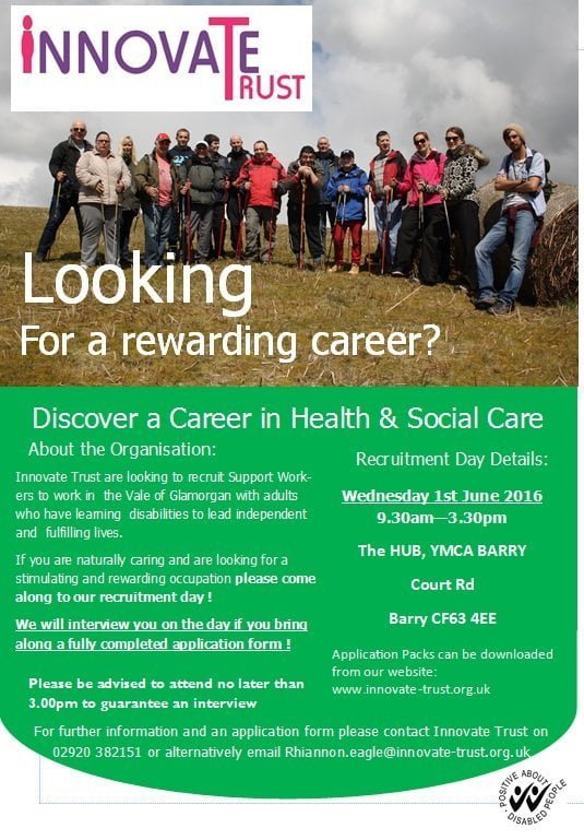 Vale Recruitment Day flyer