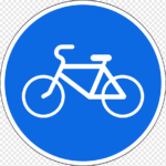 png transparent bicycle traffic sign segregated cycle facilities cycling road bicycle blue text logo